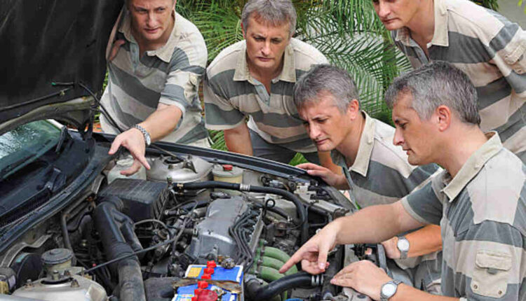 Five Foreign Car Mechanics
