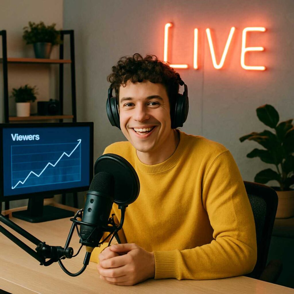 visualizações live